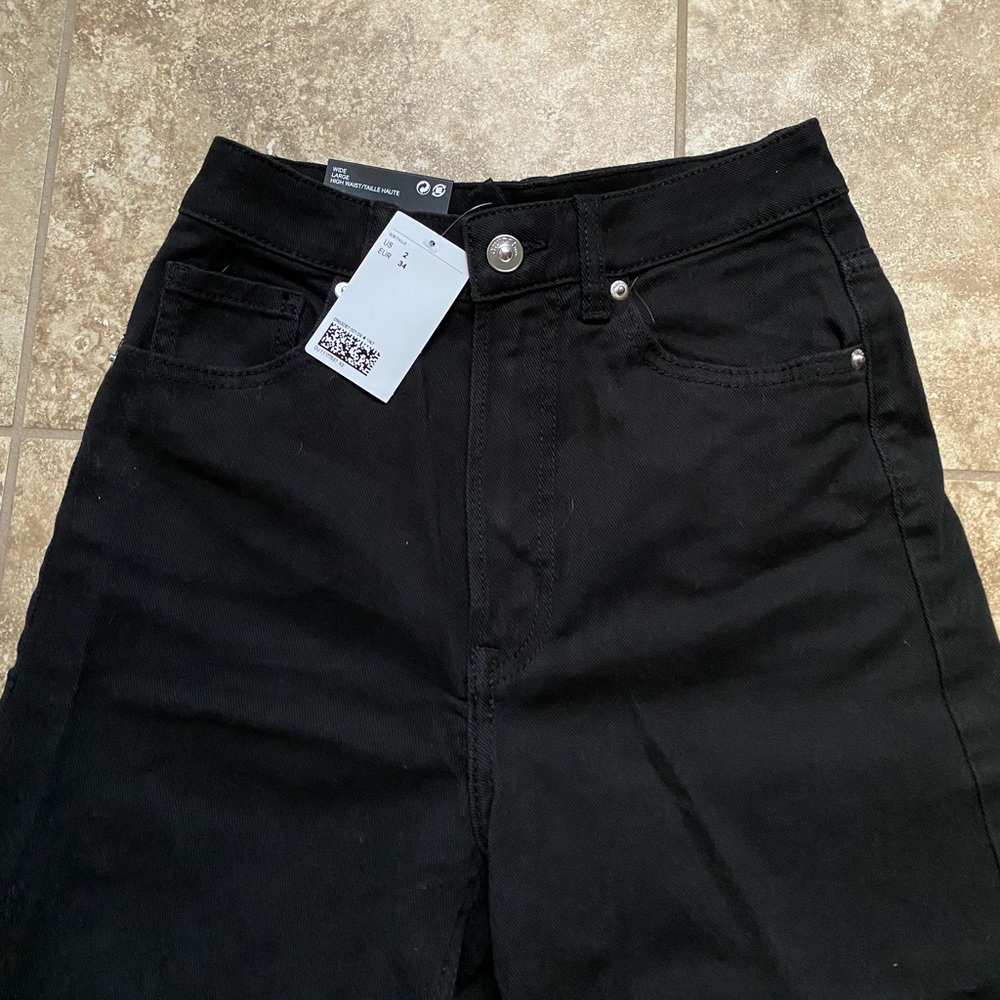 NWT H&M high waisted wide leg jeans